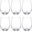 Jogo com 6 Copos de Vidro Balão 470ml Design Elegante e Resistente Ideal para Suco Água Refrigerante Drinks e Café Transparente para Cozinha Bar e Restaurante