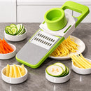 PeelMax - Fatiador de Legumes e Vegetais 5 em 1 de Aço Inox - Entrega Grátis