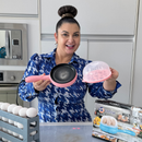 PanFlex - Frigideira Elétrica Antiaderente Com Suporte para Cozinhar Ovos - Entrega Grátis