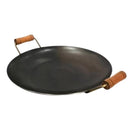 IronGrill - Discos de Arado de Aço Reforçado com Alças de Madeira - Entrega Grátis