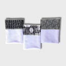 Pano de Prato Minimalista com Barradinho Pé de Galinha – Kit 3 Unidades