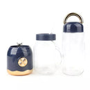 BlenderMix - Mini Liquidificador Portátil Com 10 Lâminas + Brindes Copo Caneca Canudo - Entrega Grátis